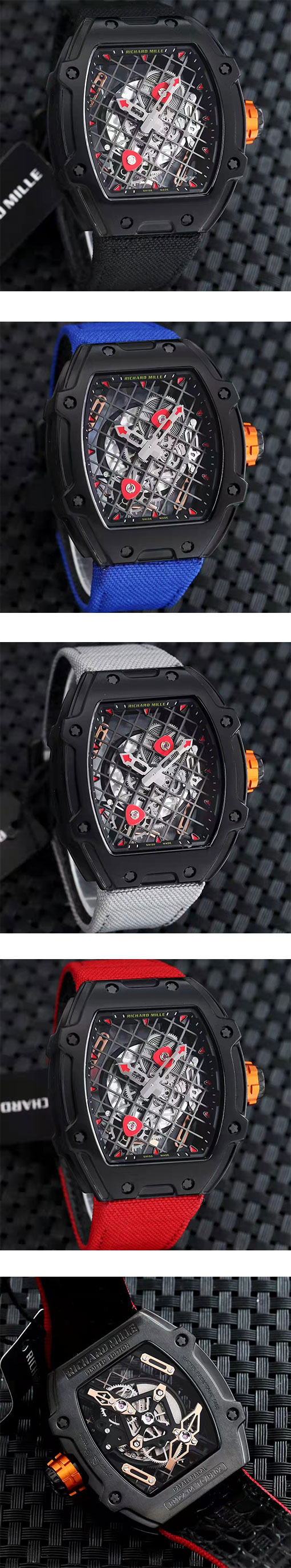 スーパーコピー通販 リシャール ミルコピー時計 オートマチック RM27-04